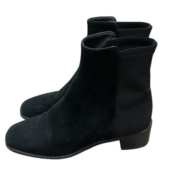 Stuart Weitzman Easyon Reserve suede and neoprene ankle boots Size 5 - Picture 6 of 11